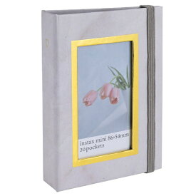 ナカバヤシ｜Nakabayashi チェキ用ポケットアルバム1段 20枚収納