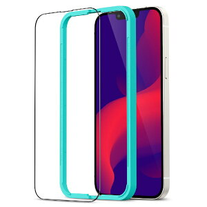 �C�[�G�X�A�[���bESR iPhone 14 Plus/13 Pro Max�������K���X�t�B���� ESR Black Edge-1 Pack ArmoriteScreenProtectorUltraToughTemperedGlass