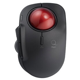 ナカバヤシ｜Nakabayashi マウス Qシリーズ トラックボール(Chrome/Android/iPadOS/iOS/Mac/Windows11対応) ブラック MUS-TBLF185BK [レーザー /無線(ワイヤレス) /5ボタン /Bluetooth]