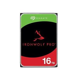 SEAGATE｜シーゲート ST16000NT001 内蔵HDD SATA接続 IronWolf Pro [16TB /3.5インチ]