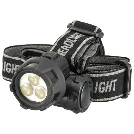 オーム電機｜OHM ELECTRIC LEDヘッドライト 20ルーメン LC-H3LED-K [LED /単4乾電池×3]