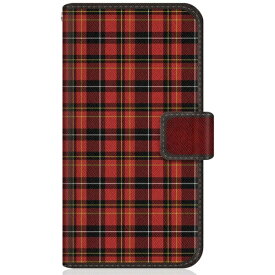 CaseMarket｜ケースマーケット CaseMarket SH-M11 スリム手帳型ケース タータンチェック ダイアリー キングダム レッド SH-M11-BCM2S2101-78