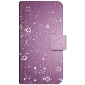 CaseMarket｜ケースマーケット CaseMarket SH-M11 スリム手帳型ケース 星雲の乱舞 和柄 パープル ナイト - 紫の夜 SH-M11-BCM2S2478-78