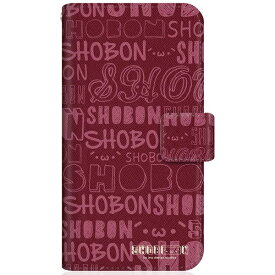 CaseMarket｜ケースマーケット SHOBON SH-M11 スリム手帳型ケース ショボーン (´・ω・`) クラシック レッド SH-M11-BSB2S2610-78