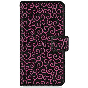 CaseMarket�b�P�[�X�}�[�P�b�g CaseMarket SH-M11 �X�����蒠�^�P�[�X ���_�� �����͗l �u���b�N & �s���N TOKYO STYLE SH-M11-BCM2S2540-78