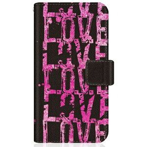 CaseMarket�b�P�[�X�}�[�P�b�g CaseMarket SCV48 �X�����蒠�^�P�[�X LOVE. LOVE. LOVE. The Pink �X���� �_�C�A���[ SCV48-BCM2S2235-78
