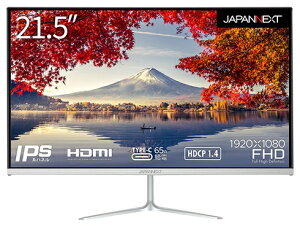 JAPANNEXTbWplNXg USB-Cڑ PCj^[ JN-IPS215FHD-C65W [21.5^ /tHD(1920×1080) /Ch /75Hz]