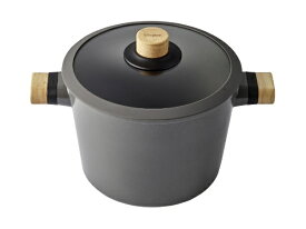 TTS｜ティティエス Dr.HOWS 大釜鍋（24cm） BOSQUE ブラック [IH対応]