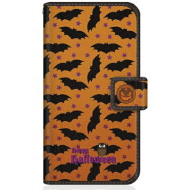 CaseMarket｜ケースマーケット CaseMarket iPhone12mini スリム手帳型ケース ハッピー ハロウィン バット パターン ダイアリー iPhone12mini-BCM2S2622-78