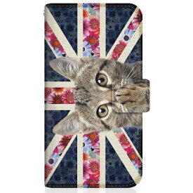 CaseMarket｜ケースマーケット NYAGO iPhone12mini スリム手帳型ケース NYAGO ノート キュート 肉球をペロペロするにゃ〜。 - にゃんとも ユニオンジャック だにゃ〜。 - 花柄 iPhone12mini-BNG2S2439-78