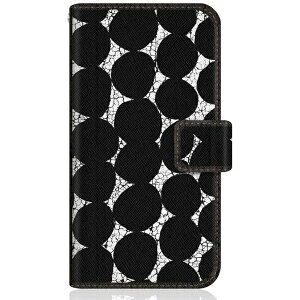 CaseMarket|ケースマーケット CaseMarket SO-51A スリム手帳型ケース 北欧 モダン モノトーン キヴェット Black SO-51A-BCM2S2110-78