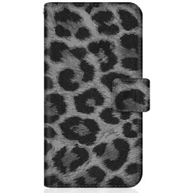 CaseMarket｜ケースマーケット CaseMarket SO-51A スリム手帳型ケース ヒョウ柄 ビッグ レパード ブラック スリム ダイアリー SO-51A-BCM2S2174-78