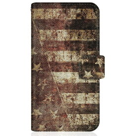 CaseMarket｜ケースマーケット CaseMarket SO-51A スリム手帳型ケース アメリカン モノトーン ブラック フラッグス ヴィンテージ プリント NY SO-51A-BCM2S2311-78