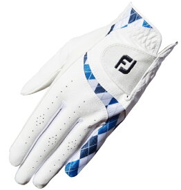 フットジョイ｜FootJoy 【レディース 両手着用】ゴルフグローブ WOMEN’S レディ イーコンフォート 両手用(20cm/ホワイト×ネイビー) FGLE2PRWN-20【返品交換不可】