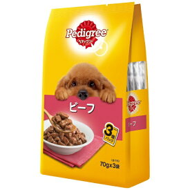 マースジャパンリミテッド｜Mars Japan Limited Pedigree（ペディグリー）成犬用 ビーフ 70g×3袋