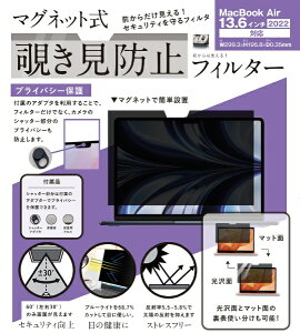 WbNbLogic MacBook Air 13.6C` M2i2022j/ M3i2024j/ M4i2025jp }Olbg `h~vCoV[tB^[ LG-MPF-MAC-A13.6