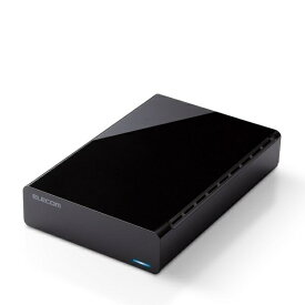 エレコム｜ELECOM ELD-HTV040UBK 外付けHDD USB-A接続 テレビ録画向け(Mac/Windows11対応) ブラック [4TB /据え置き型]