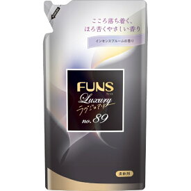 第一石鹸｜DAIICHISEKKEN FUNS Luxury(ファンスラグジュアリー) No.89 つめかえ用 480mL インセンスブルームの香り