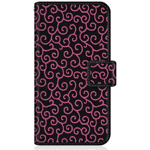 CaseMarket�b�P�[�X�}�[�P�b�g CaseMarket SCG06 �X�����蒠�^�P�[�X ���_�� �����͗l �u���b�N & �s���N TOKYO STYLE SCG06-BCM2S2540-78