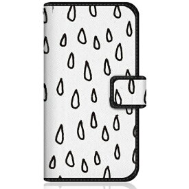 CaseMarket｜ケースマーケット CaseMarket SHG02 スリム手帳型ケース Det regnar Design 北欧デザイン ダイアリー 雨音の模様 SHG02-BCM2S2036-78