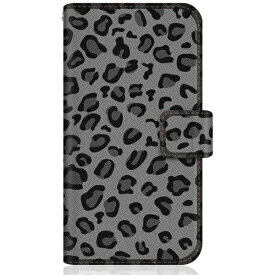 CaseMarket｜ケースマーケット CaseMarket SHG02 スリム手帳型ケース ヒョウ柄 クラシック ブラック ノート モノトーン SHG02-BCM2S2079-78