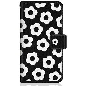 CaseMarket｜ケースマーケット CaseMarket SHG02 スリム手帳型ケース モノトーン デイジー クラシック SHG02-BCM2S2080-78