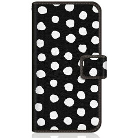 CaseMarket｜ケースマーケット CaseMarket SHG02 スリム手帳型ケース 北欧 モダン モノトーン パッロ Black SHG02-BCM2S2104-78