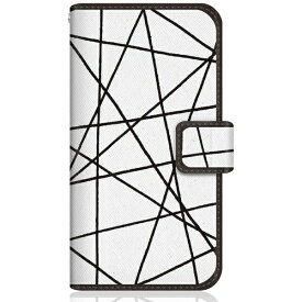 CaseMarket｜ケースマーケット CaseMarket SHG02 スリム手帳型ケース 北欧 モダン モノトーン リンヤ Black SHG02-BCM2S2111-78