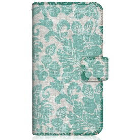 CaseMarket｜ケースマーケット CaseMarket SHG02 スリム手帳型ケース トロピカル タヒチ柄 モンステラ & ハイビスカス リバティ グリーン SHG02-BCM2S2139-78