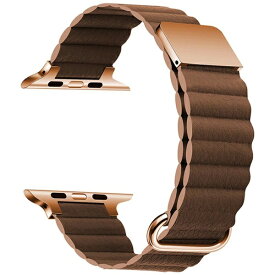GAACAL｜ガーカル APPLE WATCH 1-11/SE1-3 38/40/41/42(10-11)MM マグネット式PUレザーバンド GAACAL ブラウン GAACAL（ガーカル） ブラウン W00186BRA