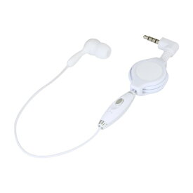 F.S.C.｜藤本電業 モノラルイヤホン カナル型 EMM-02WH ホワイト [φ3.5mm ミニプラグ]