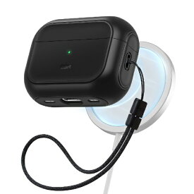 イーエスアール｜ESR AirPods Pro (第2/1世代_2023/2022/2019)専用 Magsafe対応Orbit Hybridケース ブラック ORBITHYBRIDCASE