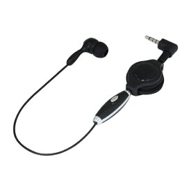 F.S.C.｜藤本電業 モノラルイヤホン カナル型 EMM-02BK ブラック [φ3.5mm ミニプラグ]