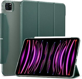 イーエスアール｜ESR 12.9インチ iPad Pro (第6/5世代）用 Ascend 三つ折りケース フォレストグリーン