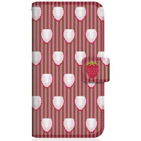 CaseMarket｜ケースマーケット CaseMarket CPH2099 スリム手帳型ケース キュート ストロベリー ドット パターン スリム ダイアリー CPH2099-BCM2S2630-78