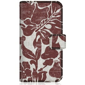 CaseMarket｜ケースマーケット CaseMarket SM-G9910 スリム手帳型ケース トロピカル タヒチ柄 モンステラ & ハイビスカス レッド SM-G9910-BCM2S2134-78