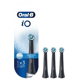 【エントリーで最大全額ポイント還元｜7/18迄】 BRAUN｜ブラウン Oral-B（オーラルビー） iOアルティメイトクリーン 替えブラシ ブラック IORBCB-3EL [3本入]