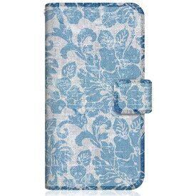 CaseMarket｜ケースマーケット CaseMarket SH-M17 スリム手帳型ケース トロピカル タヒチ柄 モンステラ & ハイビスカス リバティ ブルー SH-M17-BCM2S2137-78