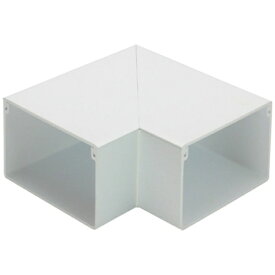 マサル工業｜MASARU INDUSTRIES マサル　エムケーダクト付属品　平面マガリ　130×60型　ホワイト MDM1362 【メーカー直送・代金引換不可・時間指定・返品不可】