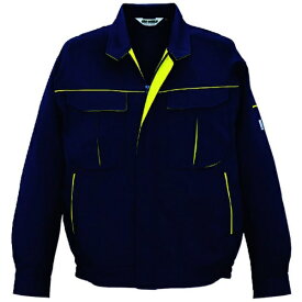 ビッグボーン商事｜bigborn bigborn　ナガソデジャケット　ネイビー×イエロー3Lサイズ 2627-51-3L 【メーカー直送・代金引換不可・時間指定・返品不可】