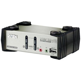 ATEN｜エーテン ATEN　KVMP［［TM上］］スイッチ　2ポート／VGA／USB2．0ハブ2ポート　（OSD搭載） CS1732B 【メーカー直送・代金引換不可・時間指定・返品不可】