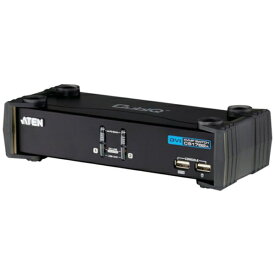 ATEN｜エーテン ATEN　KVMPスイッチ　2ポート　／　DVI　／　USB2．0ハブ搭載 CS1762A 【メーカー直送・代金引換不可・時間指定・返品不可】