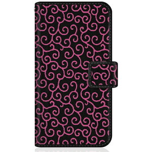 CaseMarket�b�P�[�X�}�[�P�b�g CaseMarket 802SO �X�����蒠�^�P�[�X ���_�� �����͗l �u���b�N & �s���N TOKYO STYLE 802SO-BCM2S2540-78