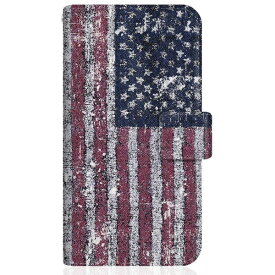 CaseMarket｜ケースマーケット CaseMarket SH-51B スリム手帳型ケース The Stars and Stripes アメリカン フラッグ ヴィンテージ Old Glory SH-51B-BCM2S2476-78