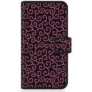 CaseMarket�b�P�[�X�}�[�P�b�g CaseMarket SO-51B �X�����蒠�^�P�[�X ���_�� �����͗l �u���b�N & �s���N TOKYO STYLE SO-51B-BCM2S2540-78