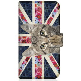 CaseMarket｜ケースマーケット NYAGO SHG04 スリム手帳型ケース NYAGO ノート キュート 肉球をペロペロするにゃ〜。 - にゃんとも ユニオンジャック だにゃ〜。 - 花柄 SHG04-BNG2S2439-78