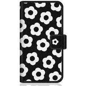 CaseMarket｜ケースマーケット CaseMarket SHG04 スリム手帳型ケース モノトーン デイジー クラシック SHG04-BCM2S2080-78