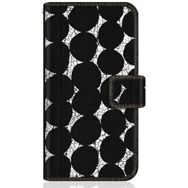 CaseMarket｜ケースマーケット CaseMarket SHG04 スリム手帳型ケース 北欧 モダン モノトーン キヴェット Black SHG04-BCM2S2110-78