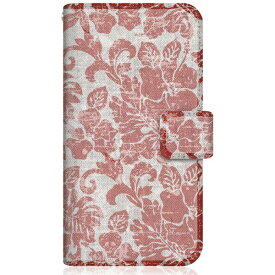 CaseMarket｜ケースマーケット CaseMarket SHG04 スリム手帳型ケース トロピカル タヒチ柄 モンステラ & ハイビスカス リバティ レッド SHG04-BCM2S2138-78