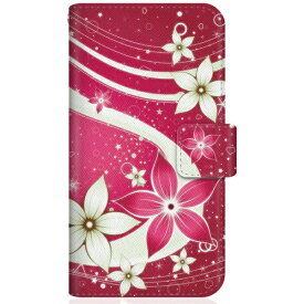 CaseMarket｜ケースマーケット CaseMarket SHG04 スリム手帳型ケース 夏華の乱舞 和柄 ボタニカル 紅花と水流を望む夜 SHG04-BCM2S2480-78